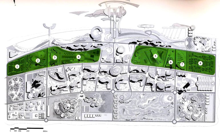 Zonificación de la zona de juego Golden Sands