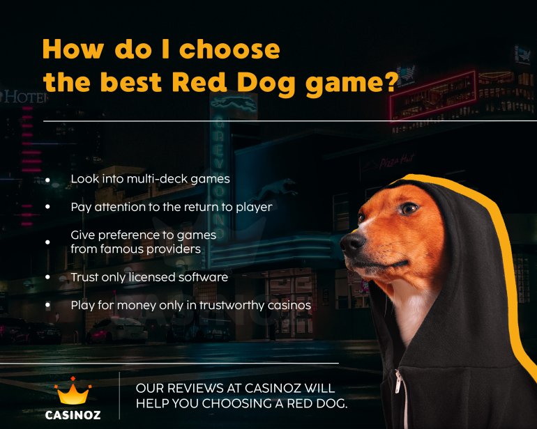 ¿Cómo elegir el mejor juego de Red Dog?