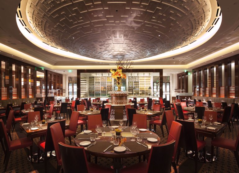Interior del Casino Aria de Las Vegas