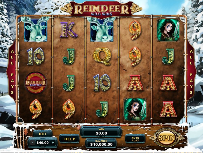 Slot machine Reindeer Wild Wins