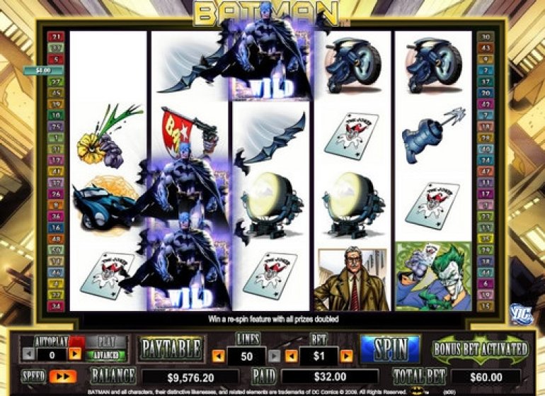 Video tragaperras Batman