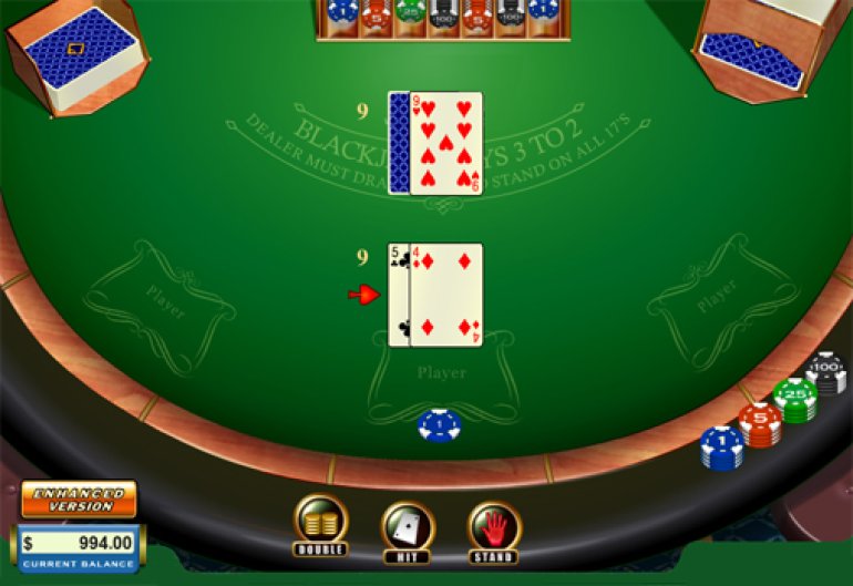 el blackjack es uno de los juegos de casino más inteligentes y el doble es un arma poderosa