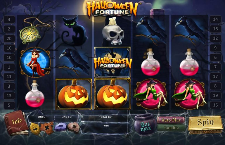 Tragaperras temáticas halloween fortune
