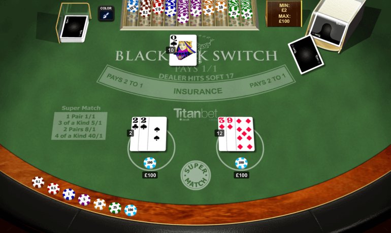 Cómo jugar a Blackjack Switch