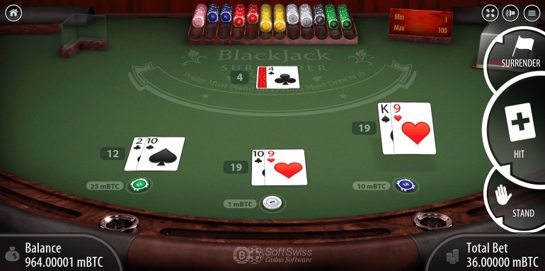 Rendirse o no rendirse en el blackjack