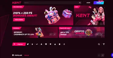 Enhanced Welcome package: up to 1350 € + 545 FS at Kent Casino: Kent Casino en línea