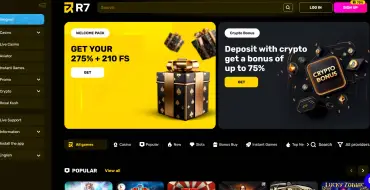 Enhanced welcome package: up to €600 + 210 FS at R7 Casino: R7 casino en línea