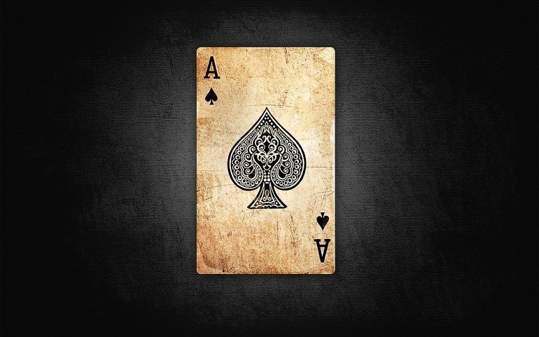 carta del as de picas