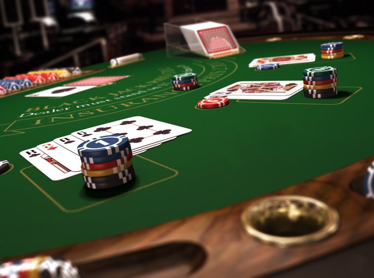 Blackjack en un casino fuera de línea