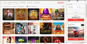 1GO Casino: Juegos