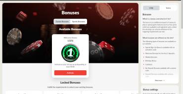 1GO Casino: Bonificaciones