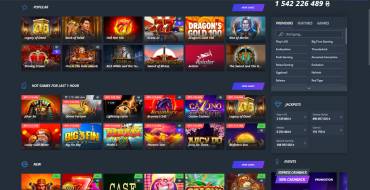 Jet Casino: Juegos