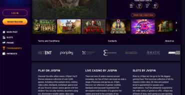 JVSpinBet Casino: Torneos