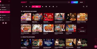 Kent Casino: Distribuidores en directo