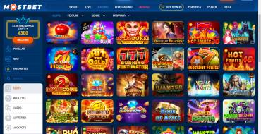 MostBet Casino: Juegos