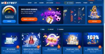 MostBet Casino: Promociones