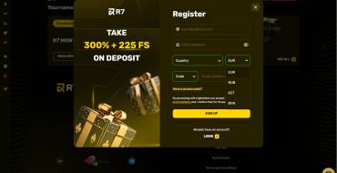R7 Casino: Inscripción