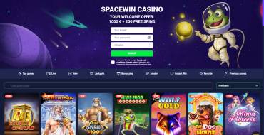 SpaceWin Casino: Sitio web oficial