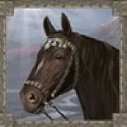 El símbolo El caballo es negro en Mongol Treasures II: Archery Competition