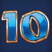 El símbolo 10 en Megahops Megaways