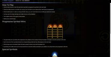 1 Reel Egypt: Reglas