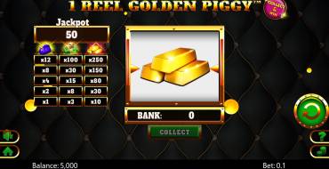 1 Reel Golden Piggy: Máquina tragaperras