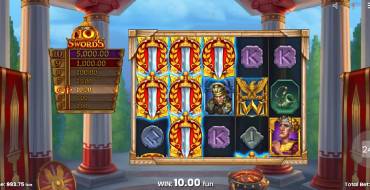 10 Swords: Características únicas