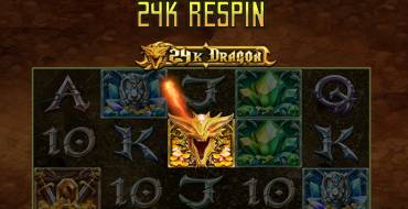 24K Dragon: Tiradas gratuitas y/o re-giros