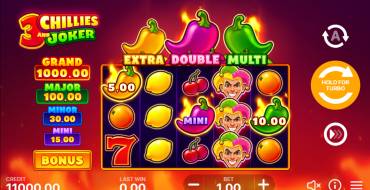 3 Chillies and Joker: Hold and Win: Máquina tragaperras