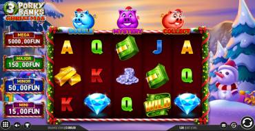 3 Porky Banks Christmas: Interfaz
