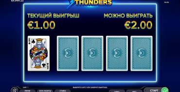 3 Thunders: Juego de riesgo