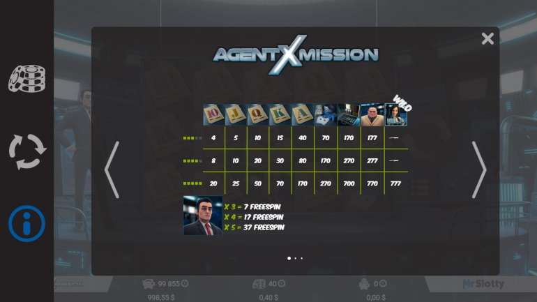 Misión del Agente X
