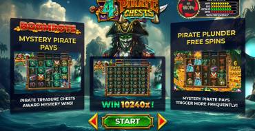 4 Pirate Chests: Características únicas