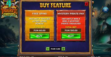 4 Pirate Chests: Características únicas