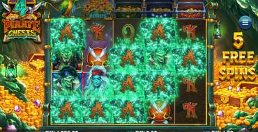 4 Pirate Chests: Giros gratis