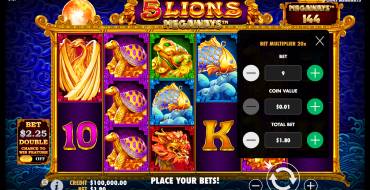 5 Lions Megaways: Apuestas