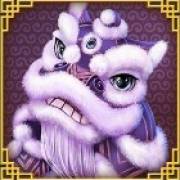 5 Lucky Lions: Símbolo del león (azul)