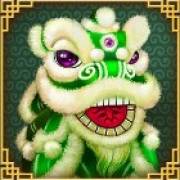 5 Lucky Lions: Símbolo del león (verde)