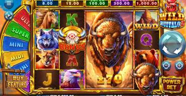 5 Wild Buffalo 2: Máquina tragaperras