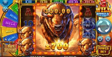 5 Wild Buffalo 2: Ganancias