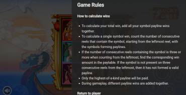 7 Lucky Gods: Reglas
