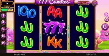 777 Candies: Características únicas