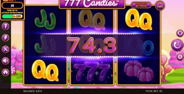 777 Candies: Ganancias