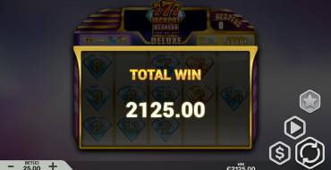 777 Jackpot Diamond Hold and Win Deluxe: Ganancias