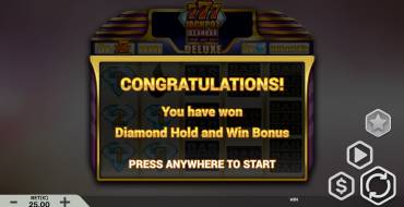 777 Jackpot Diamond Hold and Win Deluxe: Juegos de bonificación