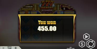 777 Jackpot Diamond Hold and Win: Ganancias