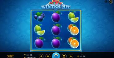 777 Winter Hit: Máquina tragaperras