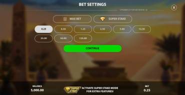 9 Pyramids of Fortune: Apuesta