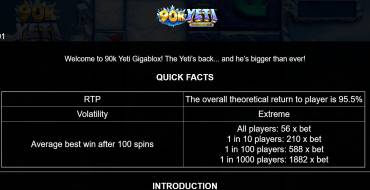 90K Yeti Gigablox: Reglas