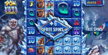 90K Yeti Gigablox: Tiradas gratuitas y/o re-giros